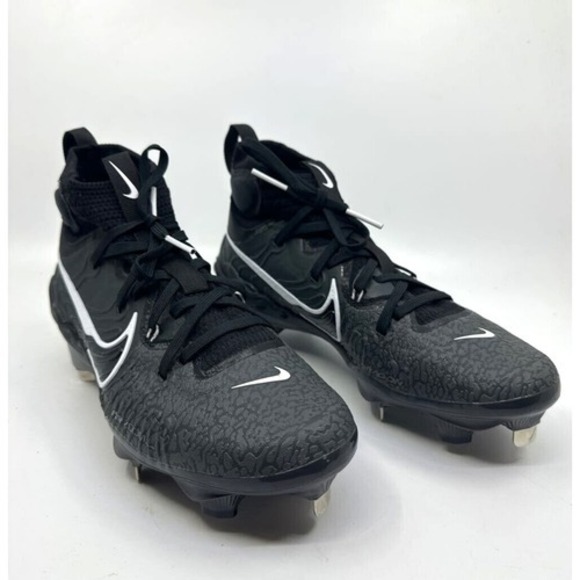 Nike Mens Alpha Huarache Nxt Baseball Shoes Black DJ6517-010 Mid Top‎ 7M New main image 8